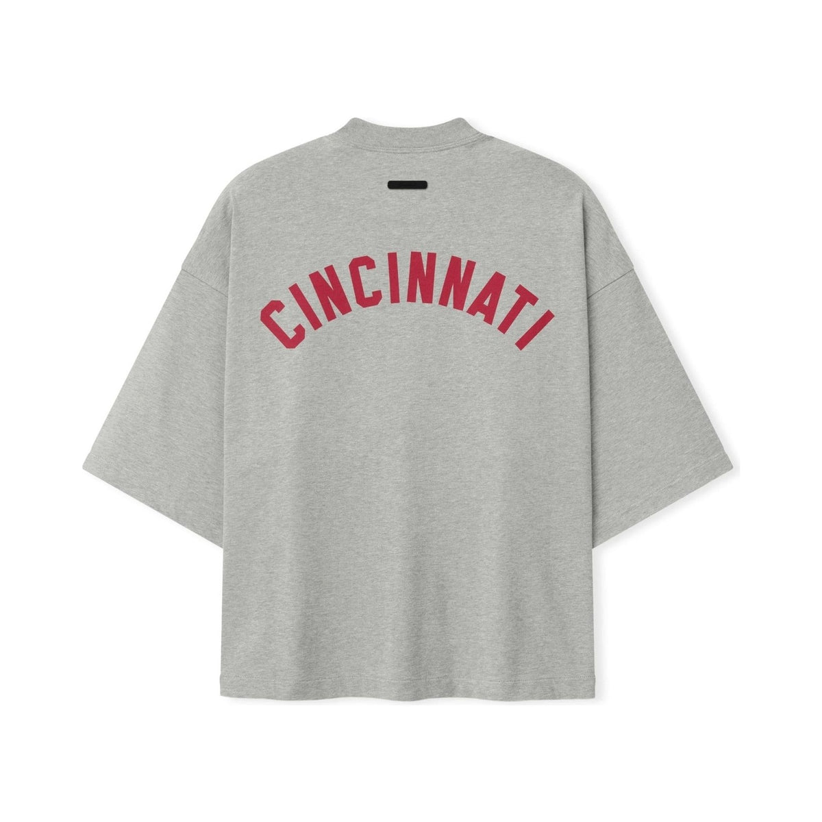 Fear of God Essentials Reds Merch Tee Concrete Heather - Im Your Wardrobe