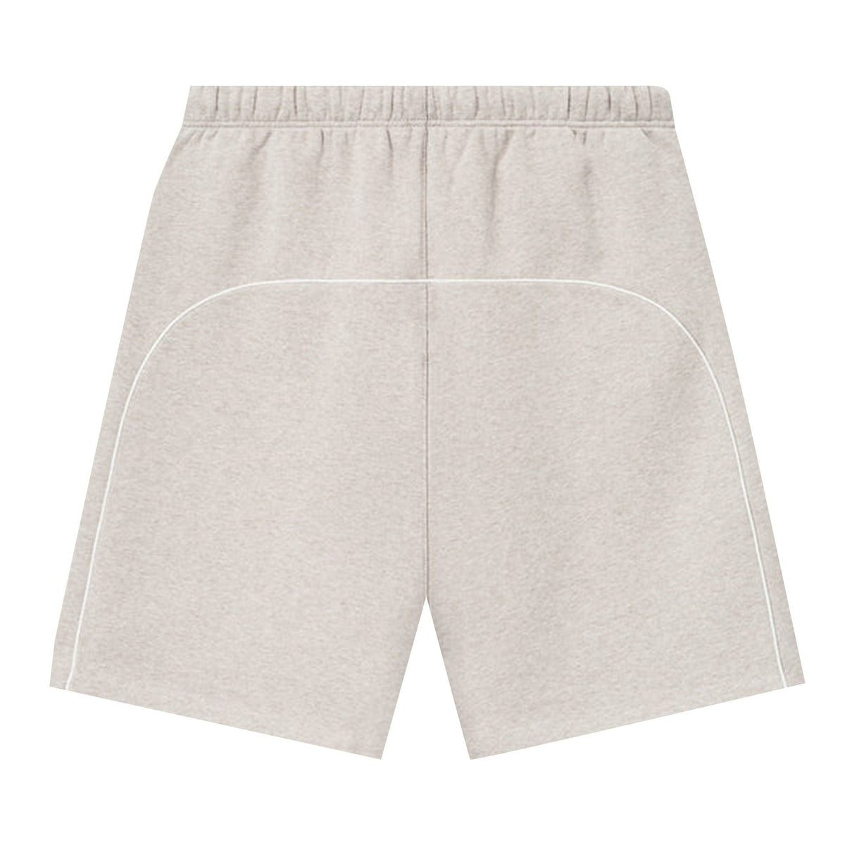 Fear of God Essentials Relaxed Fleece Sweatshort With Piping Heather Stone/Cloud White (SS25) - Im Your Wardrobe