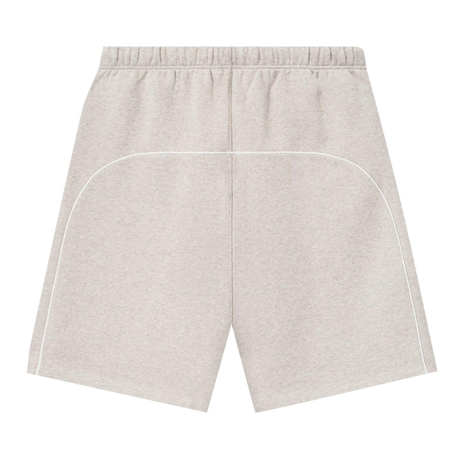 Fear of God Essentials Relaxed Fleece Sweatshort With Piping Heather Stone/Cloud White (SS25) - Im Your Wardrobe