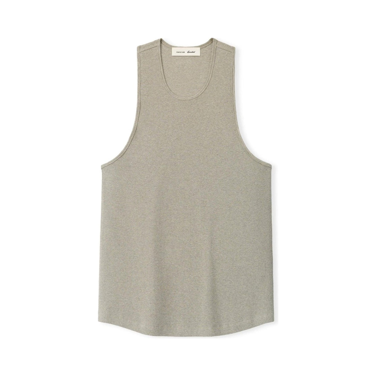 Fear of God Essentials Ribbed Essential Tank Seal Heather - Im Your Wardrobe