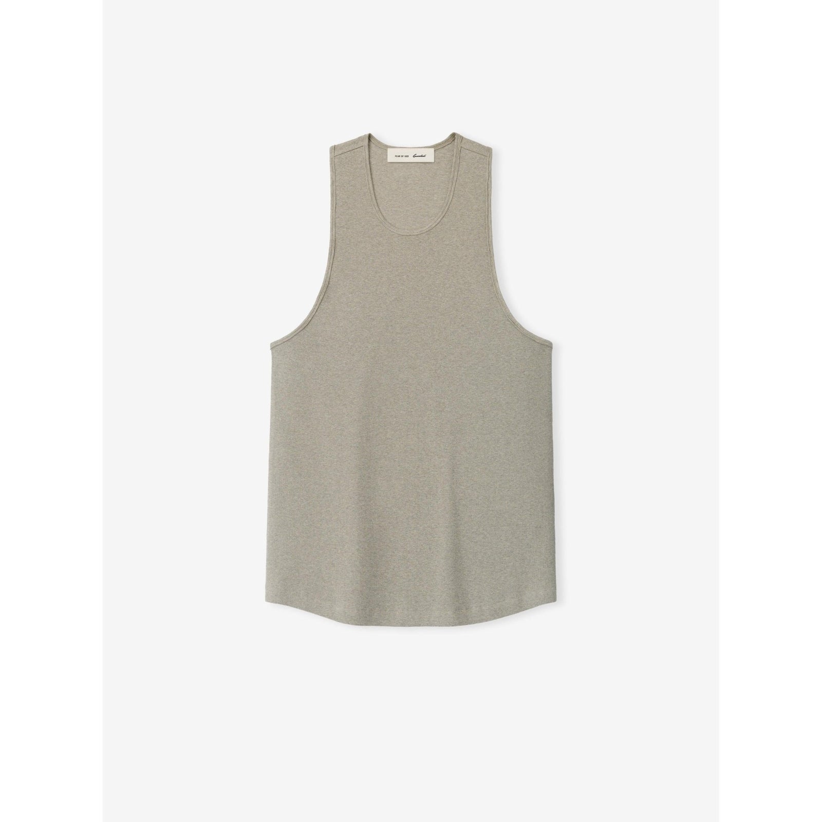 Fear of God Essentials Ribbed Essential Tank Seal Heather - Im Your Wardrobe