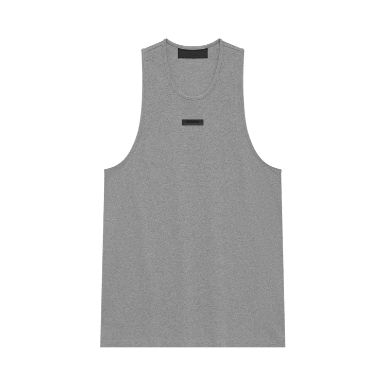 Fear of God Essentials Ribbed Tank Dark Heather (FW24) - Im Your Wardrobe