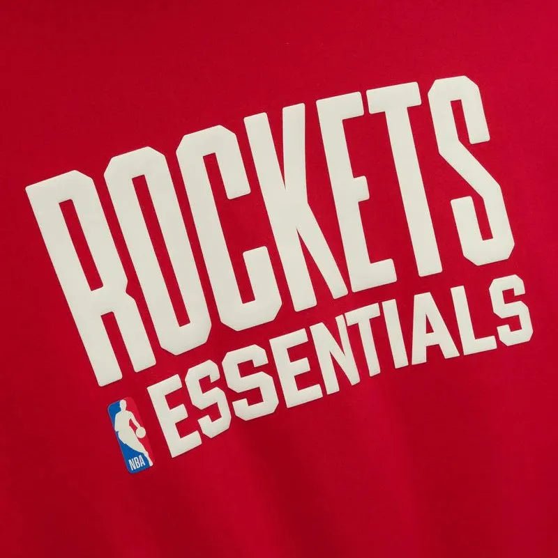 Fear of God Essentials Rockets Sport Hoodie Red/Concrete Heather - Im Your Wardrobe