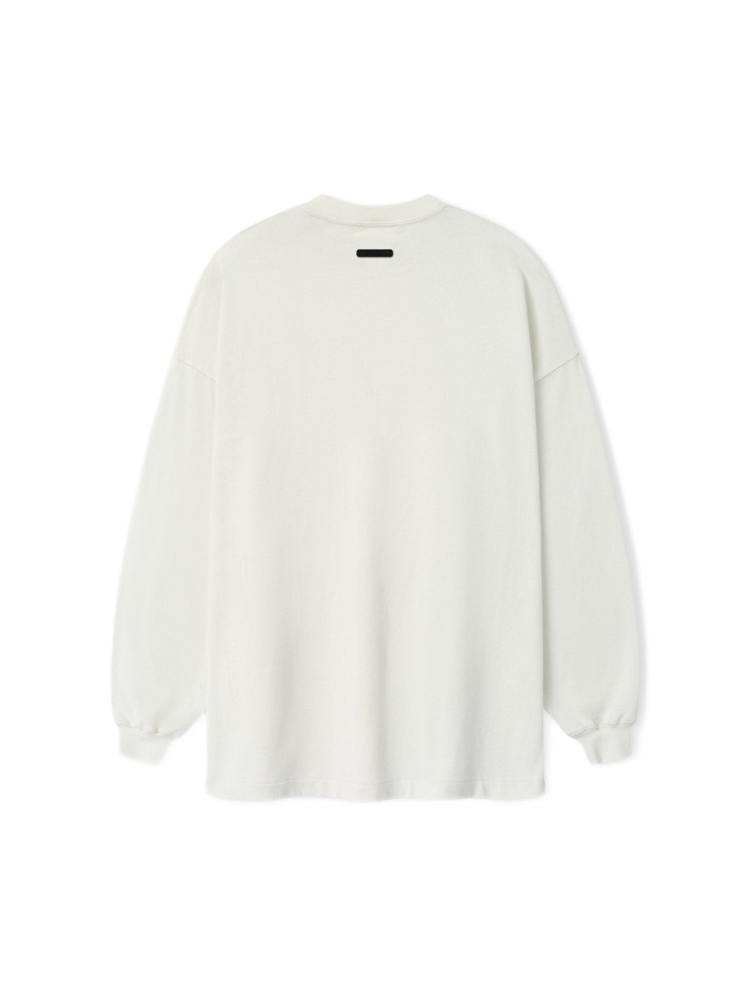 Fear of God Essentials Signature 90s Relaxed Long Sleeve Tee Washed Ivory - Im Your Wardrobe