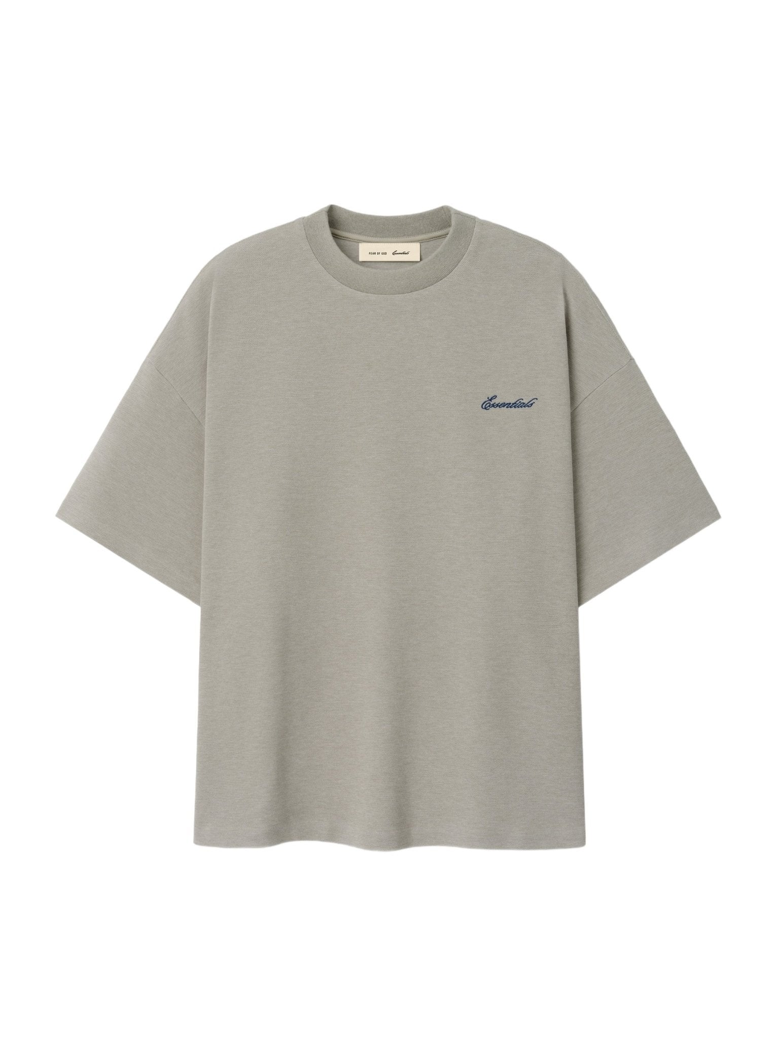 Fear of God Essentials Signature 90s Relaxed Tee Pyrite Heather - Im Your Wardrobe