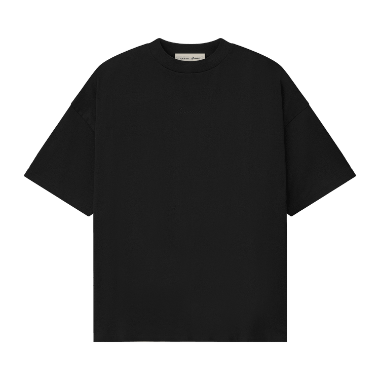 Fear of God Essentials Signature 90s Short-Sleeve Tee II Black (SS26) - Im Your Wardrobe