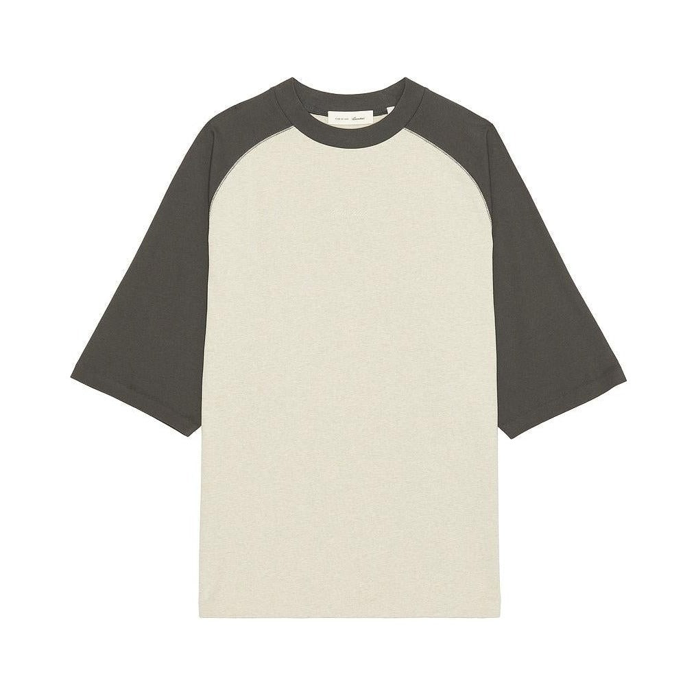 Fear of God Essentials Signature Baseball Tee Heather Stone Iron Grey - Im Your Wardrobe