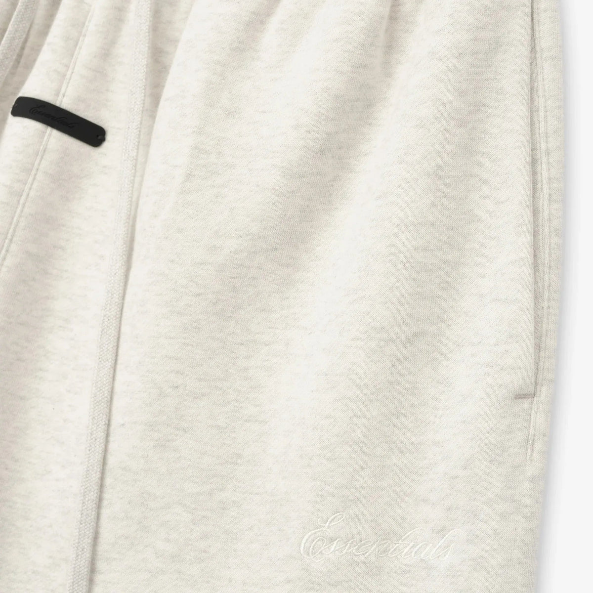 Fear Of God Essentials Signature Classic Fit Flare Sweatpant Oatmeal Heather/Light Heather - Im Your Wardrobe