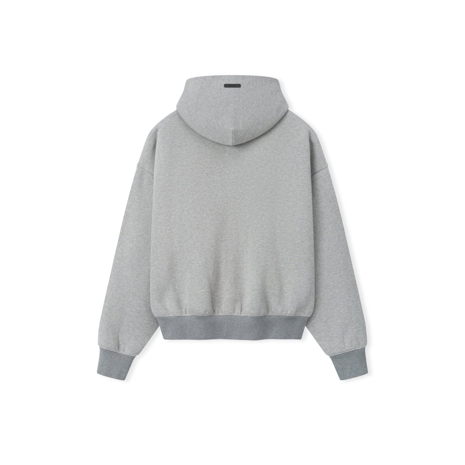 Fear of God Essentials Signature Classic Full Zip Hoodie Concrete Heather - Im Your Wardrobe