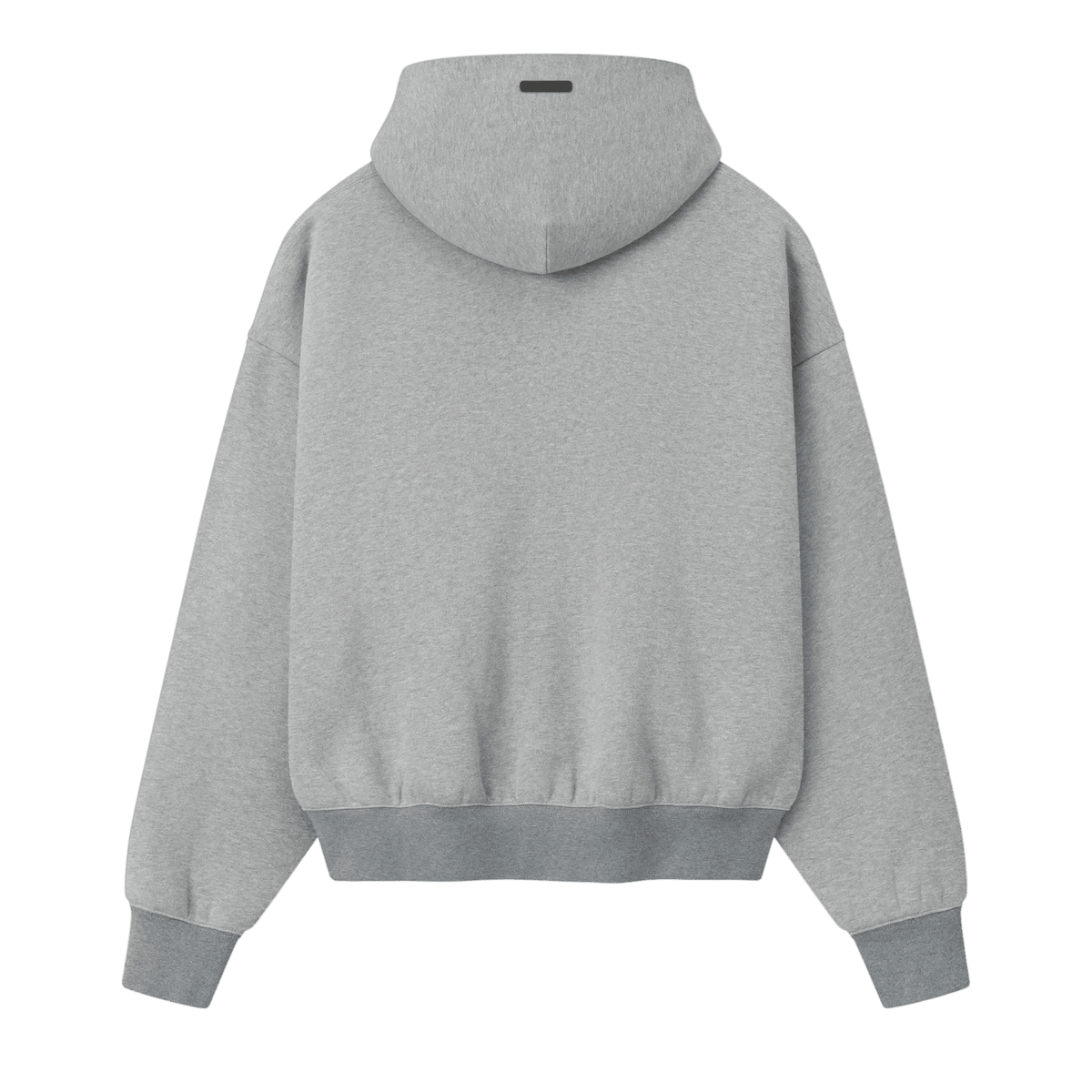 Fear Of God Essentials Signature Classic Full Zip Hoodie Concrete Heather/Dark Concrete Heather - Im Your Wardrobe