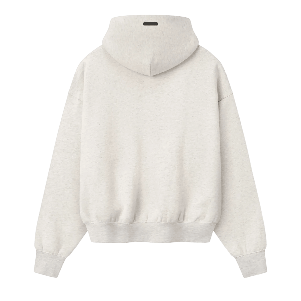 Fear Of God Essentials Signature Classic Full Zip Hoodie Oatmeal Heather/Light Heather - Im Your Wardrobe
