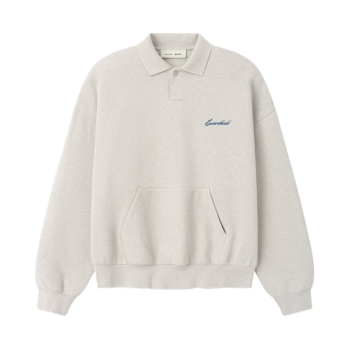 Fear of God Essentials Signature Classic Polo Marble Heather - Im Your Wardrobe
