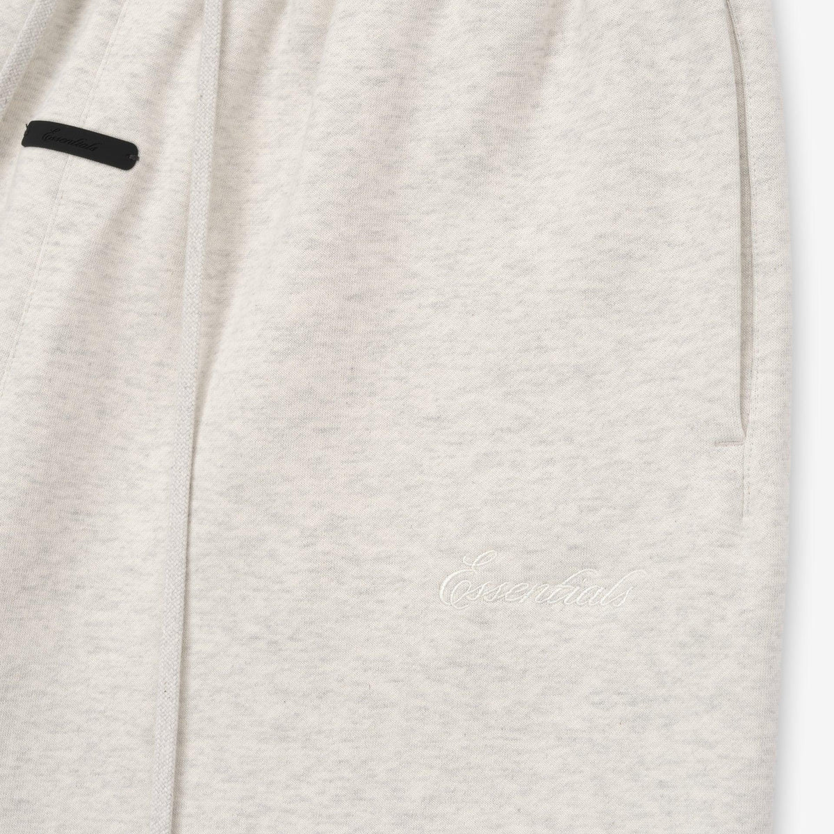 Fear Of God Essentials Signature Classic Short Oatmeal Heather/Light Heather - Im Your Wardrobe