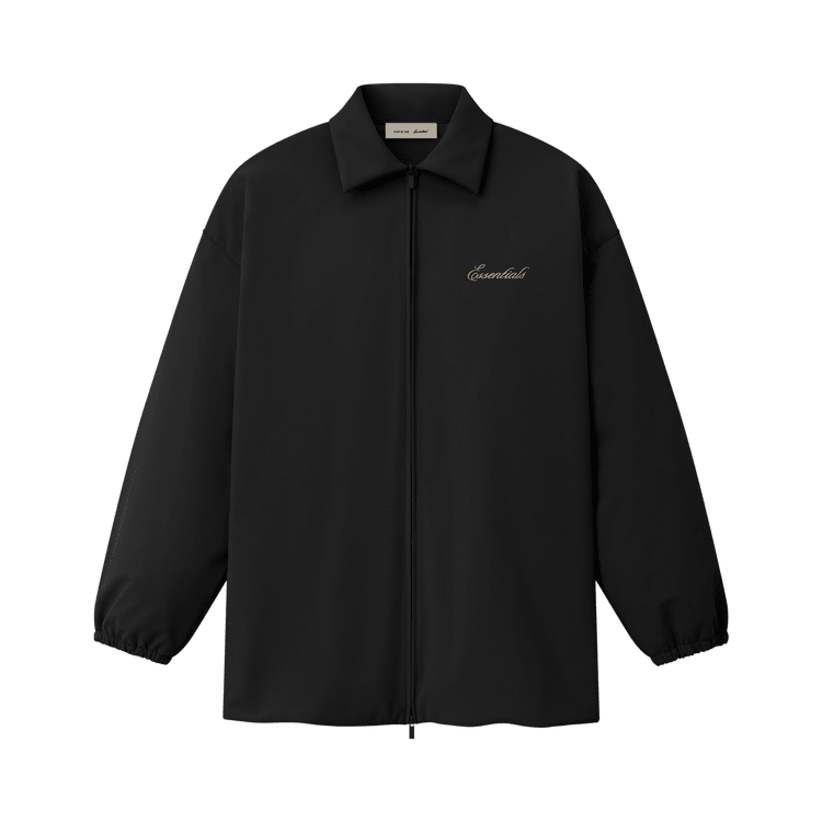 Fear of God Essentials Signature Filled Barn Jacket Vintage Black (SS26) - Im Your Wardrobe