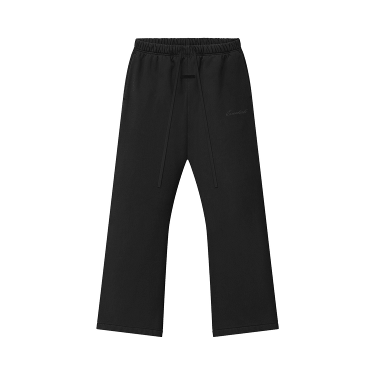 Fear of God Essentials Signature Flare Sweatpants Faded Black (SS26) - Im Your Wardrobe