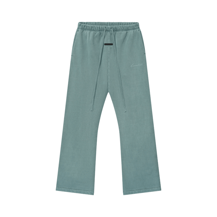 Fear of God Essentials Signature Flare Sweatpants Faded Coastal (SS26) - Im Your Wardrobe