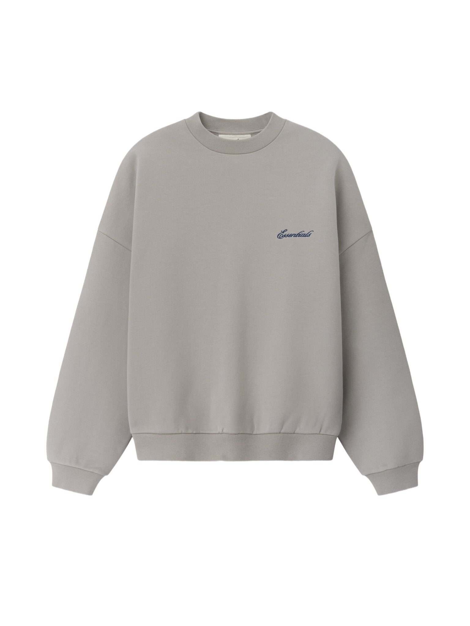 Fear of God Essentials Signature Lounge Crewneck Sweatshirt Stone - Im Your Wardrobe