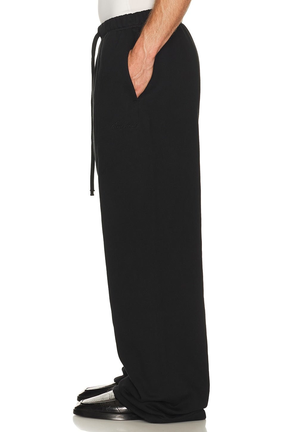 Fear of God Essentials Signature Lounge Sweatpant Black - Im Your Wardrobe