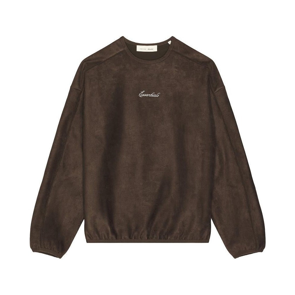 Fear of God Essentials Signature Modern Crewneck Sweatshirt Brown - Im Your Wardrobe
