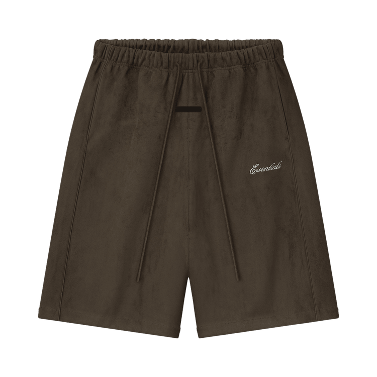Fear of God Essentials Signature Relaxed Short With Piping Brown (SS26) - Im Your Wardrobe
