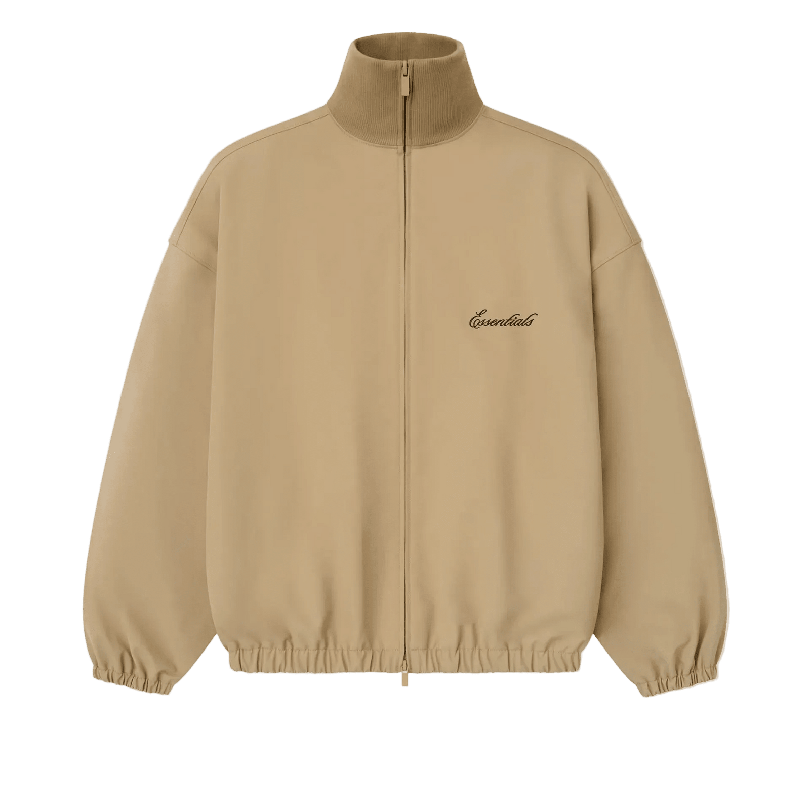Fear Of God Essentials Signature Track Jacket Dune - Im Your Wardrobe