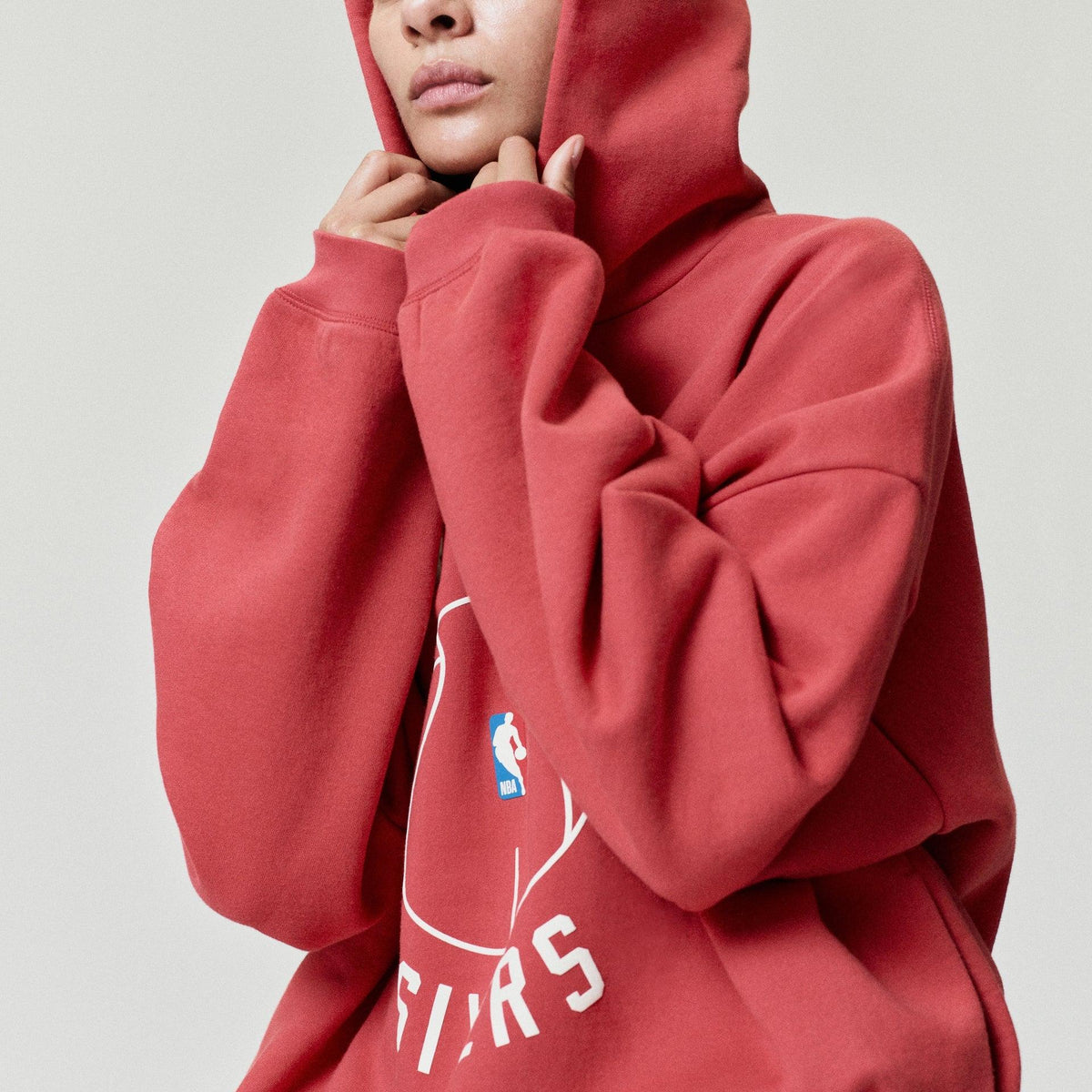 Fear Of God Essentials Sixers X Barkley Hendricks 90s Hoodie Faded Garnet - Im Your Wardrobe
