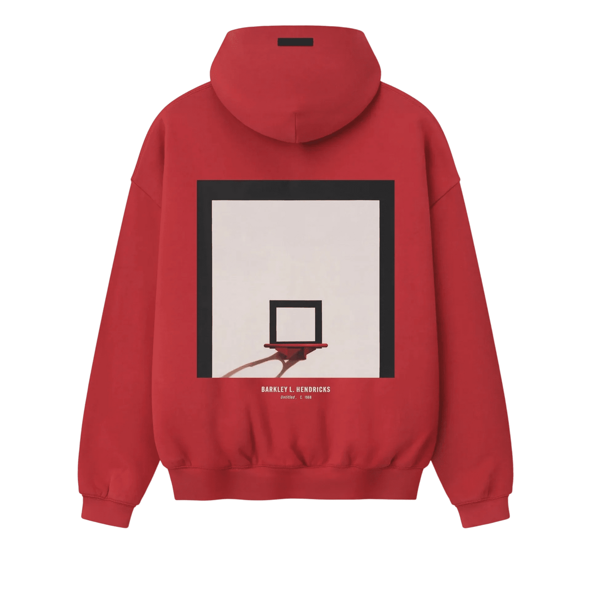 Fear Of God Essentials Sixers X Barkley Hendricks 90s Hoodie Faded Garnet - Im Your Wardrobe