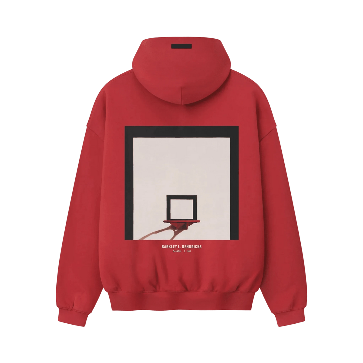 Fear Of God Essentials Sixers X Barkley Hendricks 90s Hoodie Faded Garnet - Im Your Wardrobe
