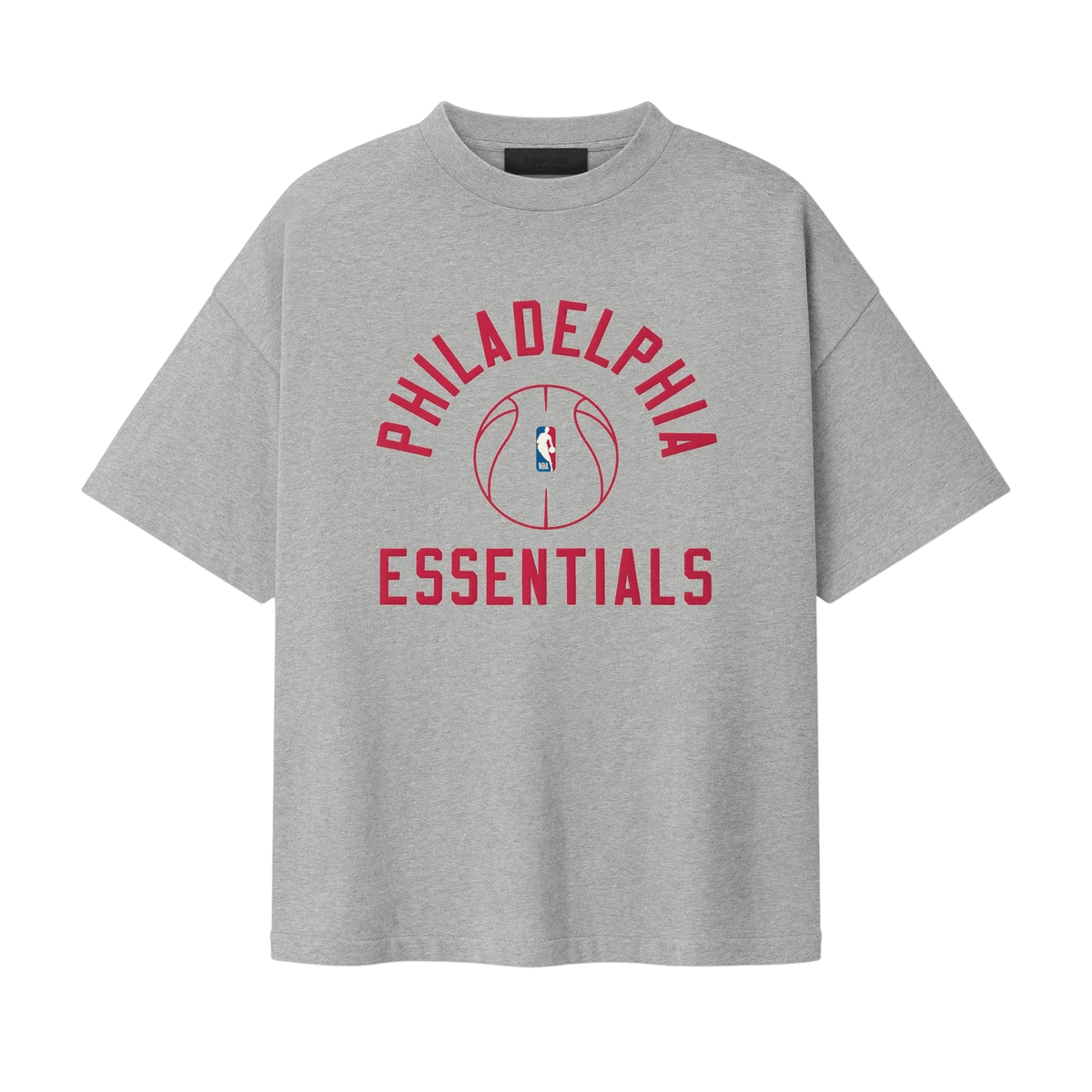 Fear Of God Essentials Sixers X Barkley Hendricks 90s Tee Concrete Heather - Im Your Wardrobe