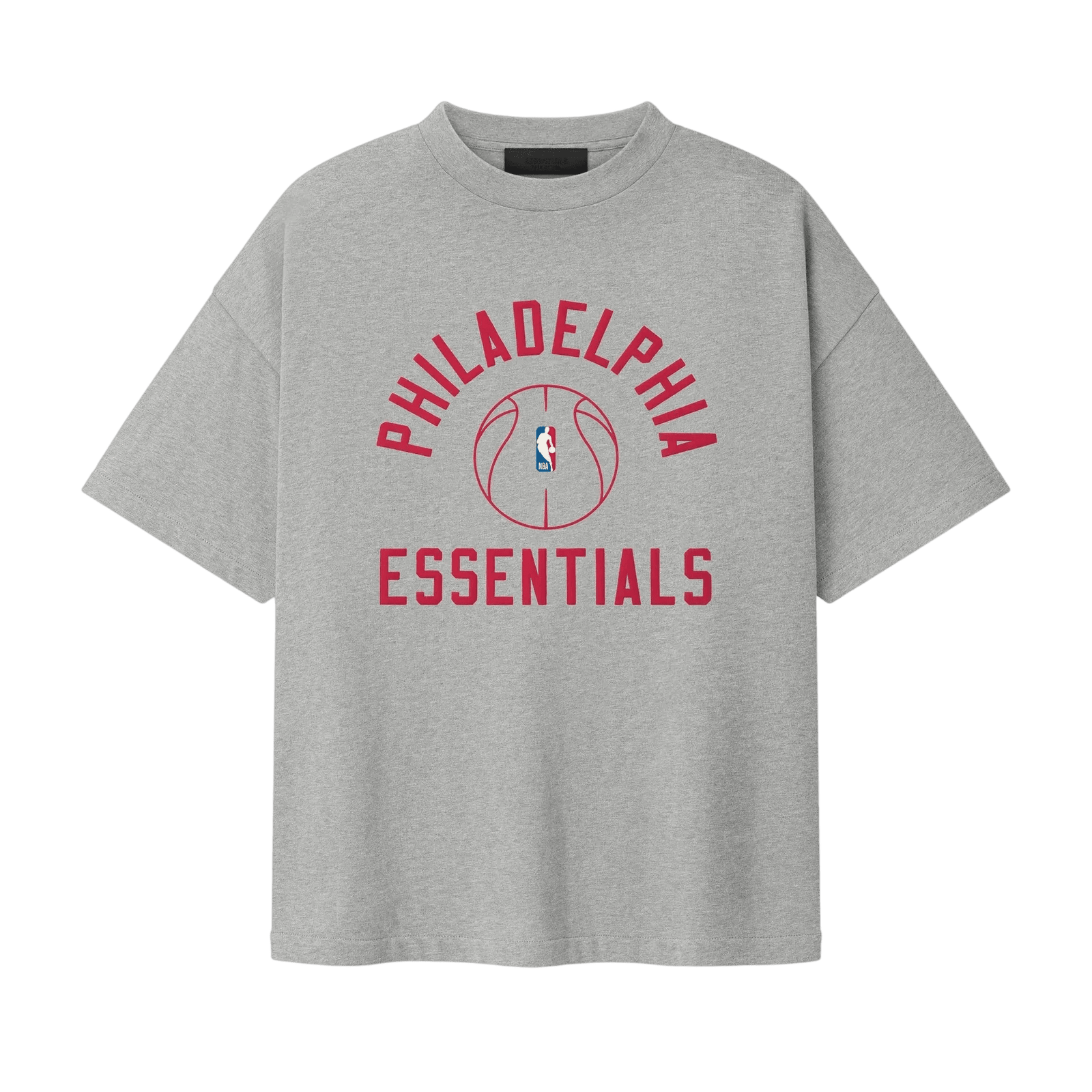 Fear Of God Essentials Sixers X Barkley Hendricks 90s Tee Concrete Heather - Im Your Wardrobe