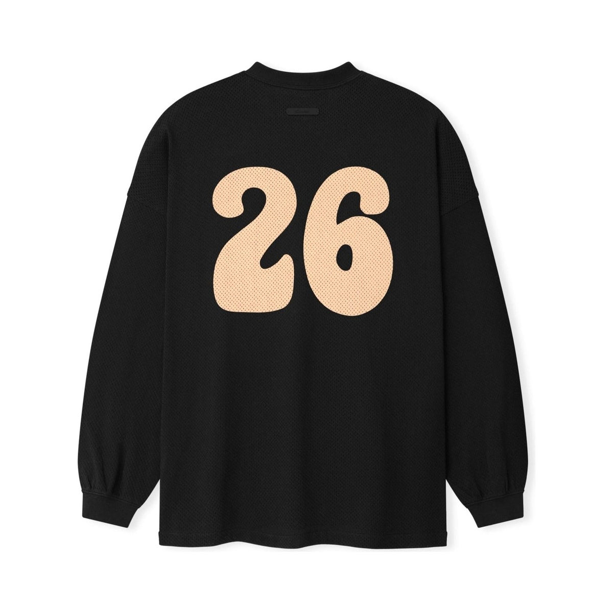 Fear of God Essentials Sport Mesh Merch Long Sleeve Tee Vintage Black - Im Your Wardrobe