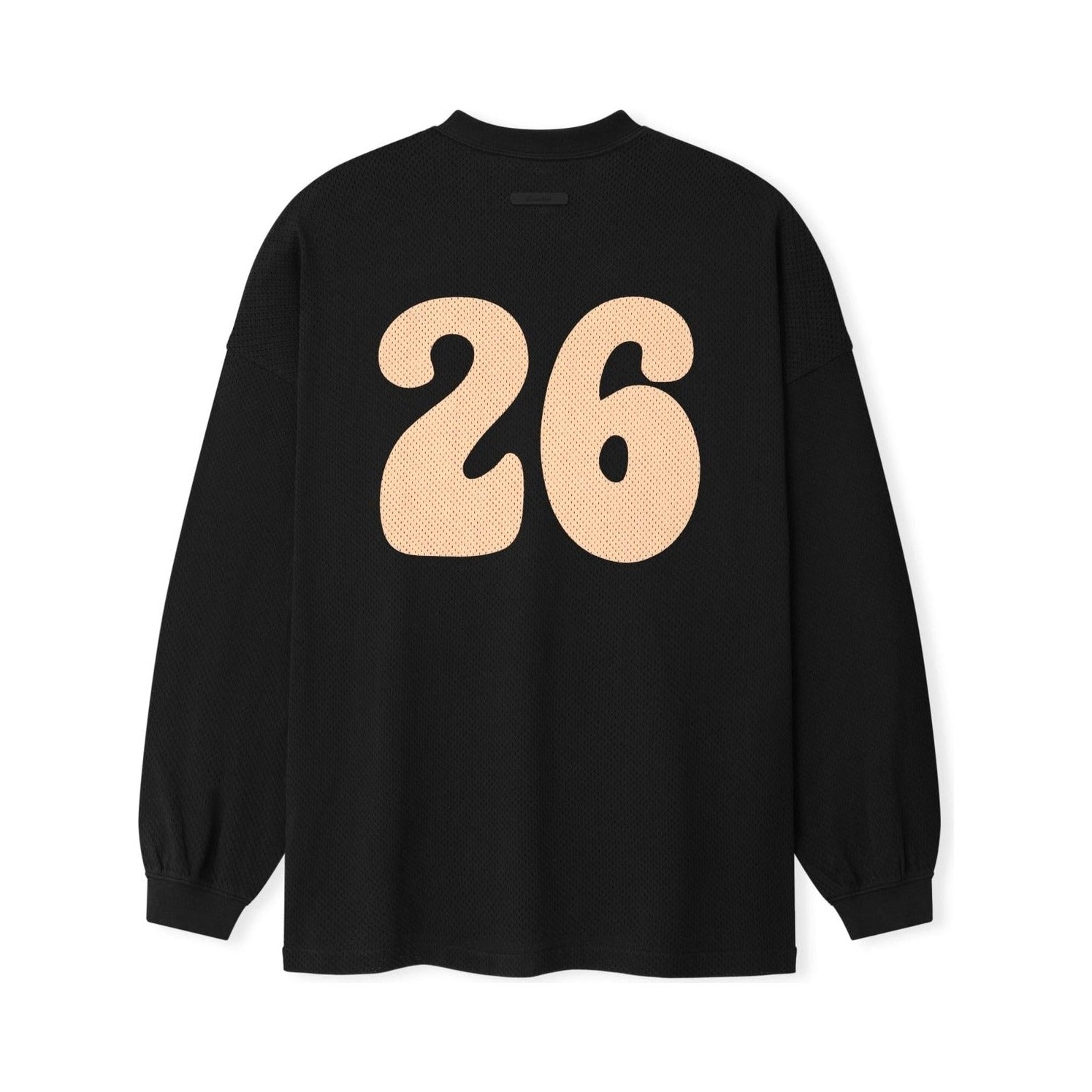 Fear of God Essentials Sport Mesh Merch Long Sleeve Tee Vintage Black - Im Your Wardrobe