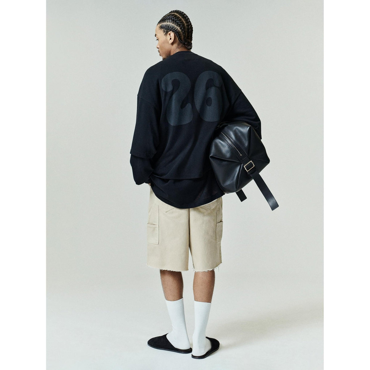 Fear of God Essentials Sport Mesh Merch Tee Boxy Fit Vintage Black - Im Your Wardrobe
