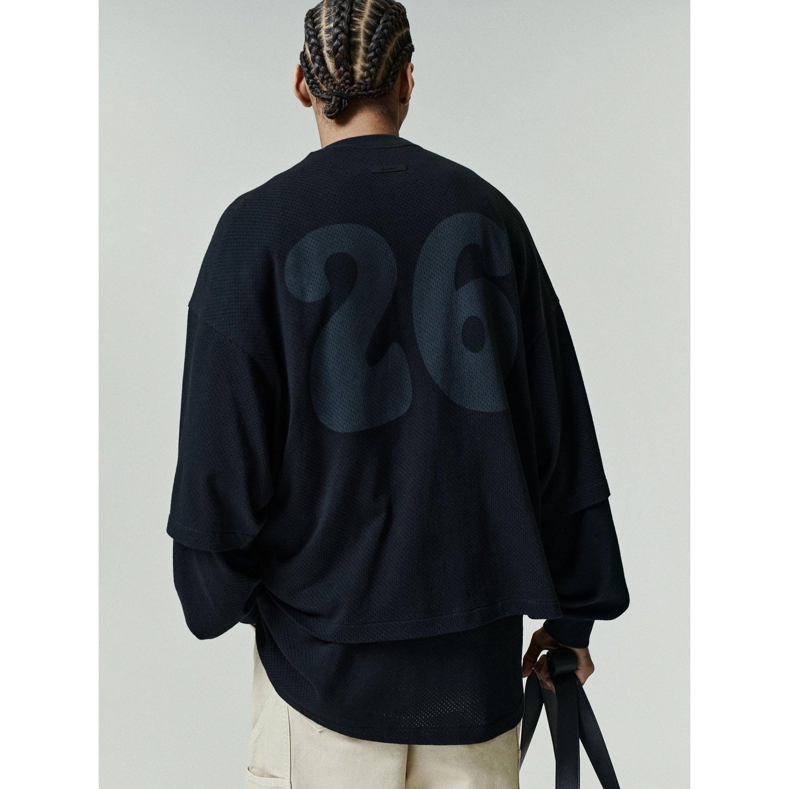 Fear of God Essentials Sport Mesh Merch Tee Boxy Fit Vintage Black - Im Your Wardrobe