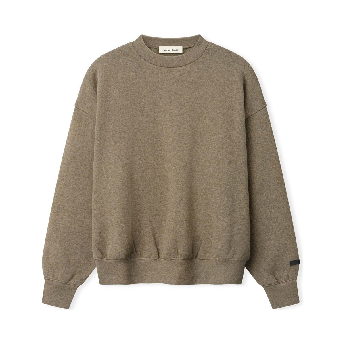 Fear of God Essentials SS26 Classic Crewneck Sweatshirt Homestead Heather - Im Your Wardrobe