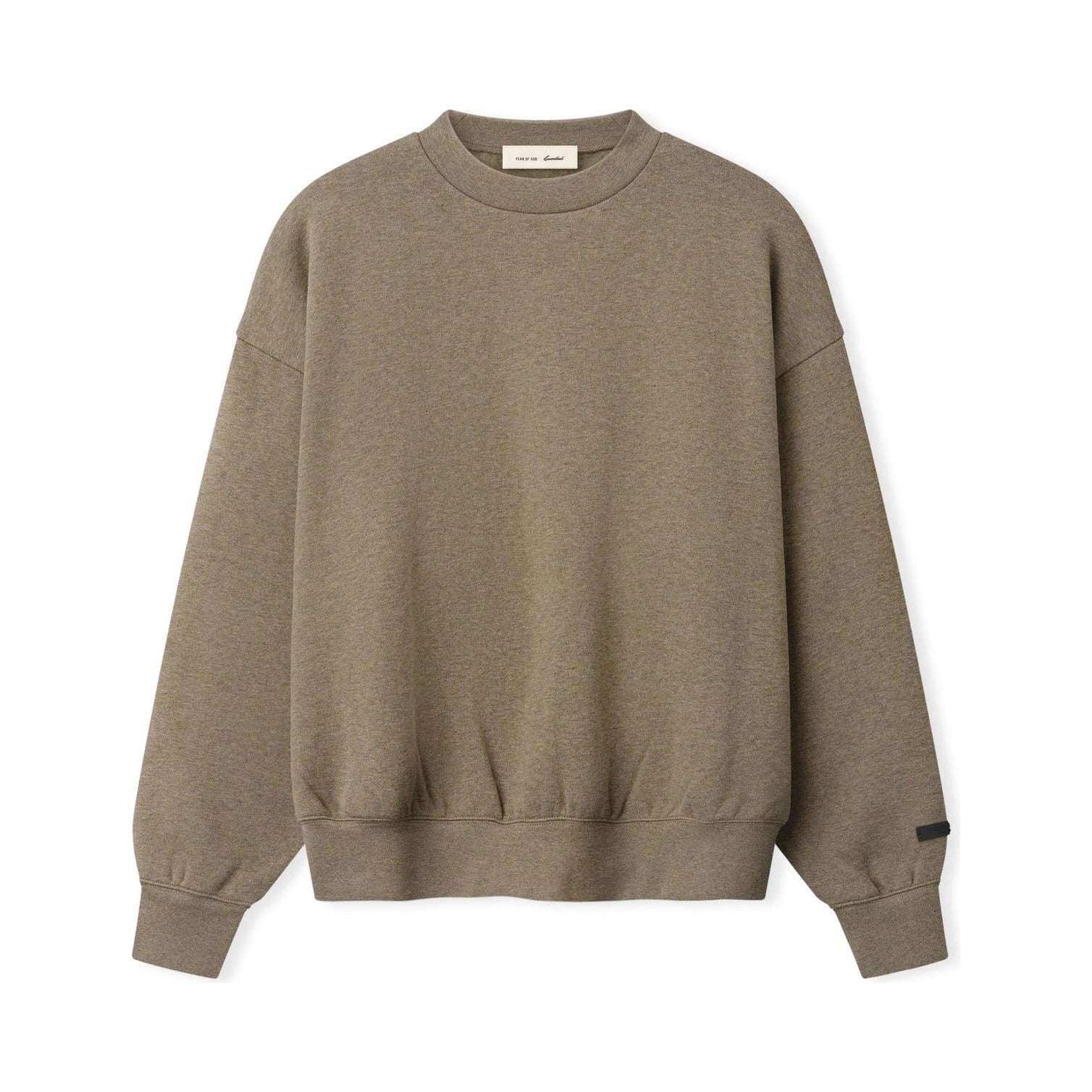 Fear of God Essentials SS26 Classic Crewneck Sweatshirt Homestead Heather - Im Your Wardrobe