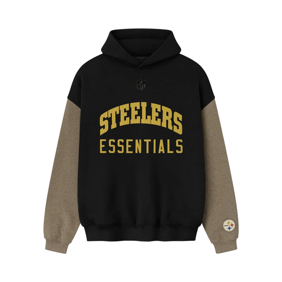 Fear of God Essentials Steelers Sport Hoodie Black/Homestead Heather - Im Your Wardrobe