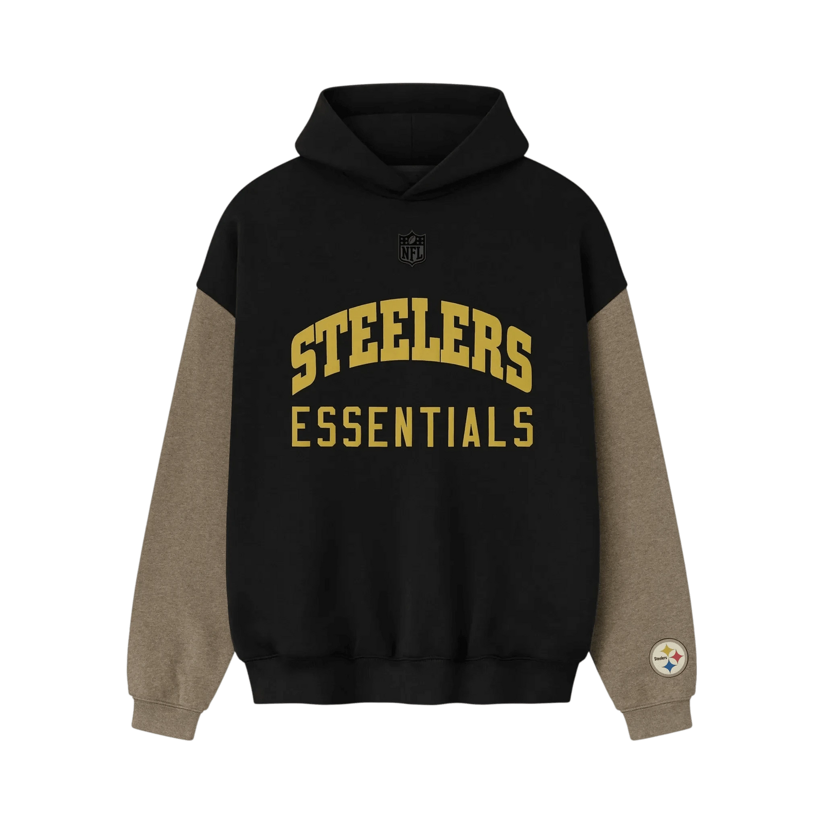 Fear of God Essentials Steelers Sport Hoodie Black/Homestead Heather - Im Your Wardrobe