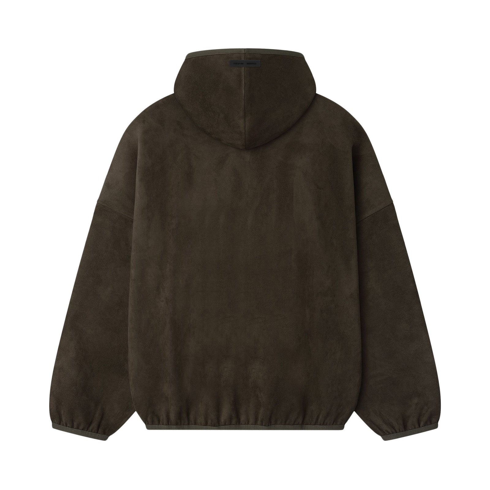 Fear of God Essentials Suede Fleece Modern Hoodie Brown (2025) - Im Your Wardrobe