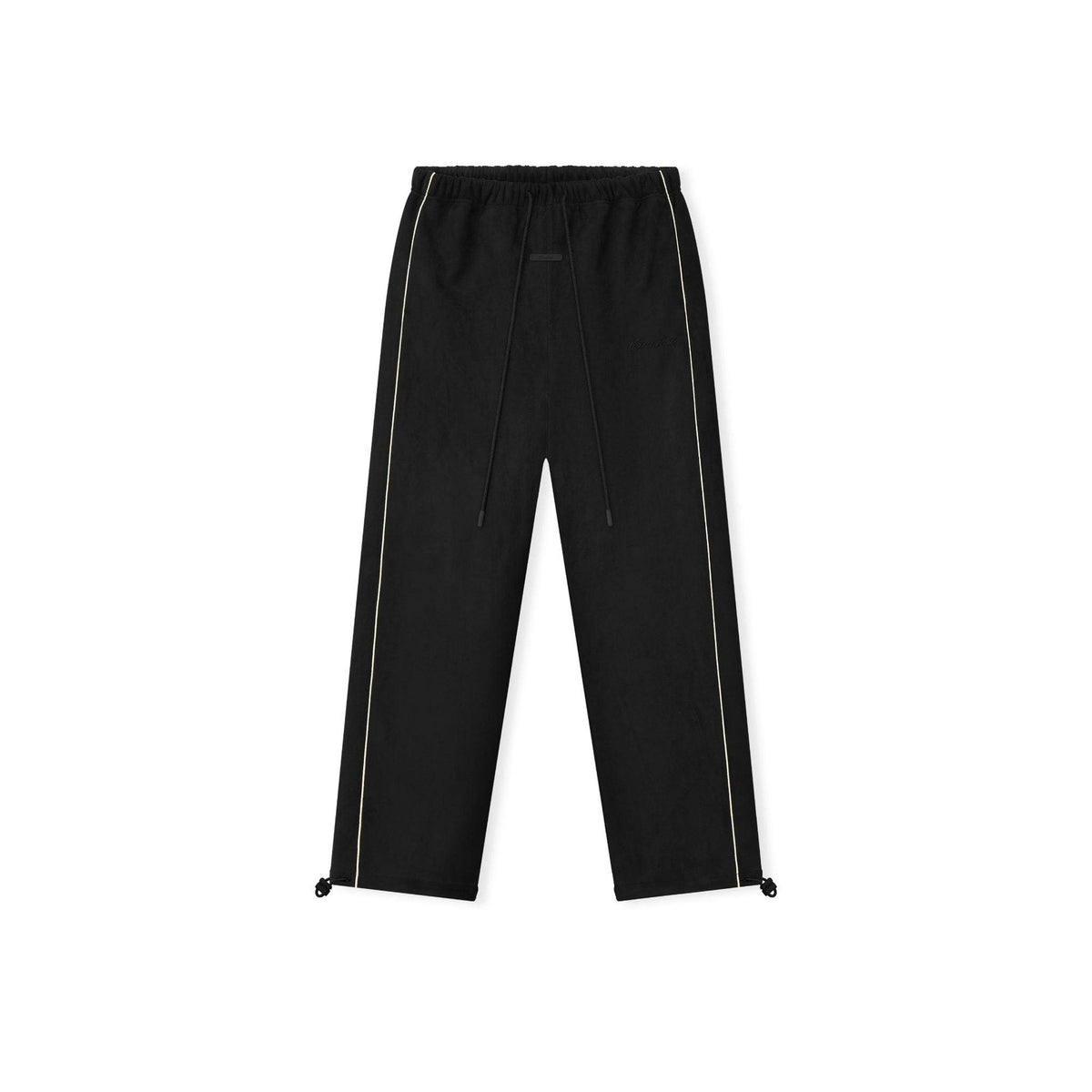 Fear of God Essentials Suede Fleece Signature Relaxed Pant Vintage Black - Im Your Wardrobe