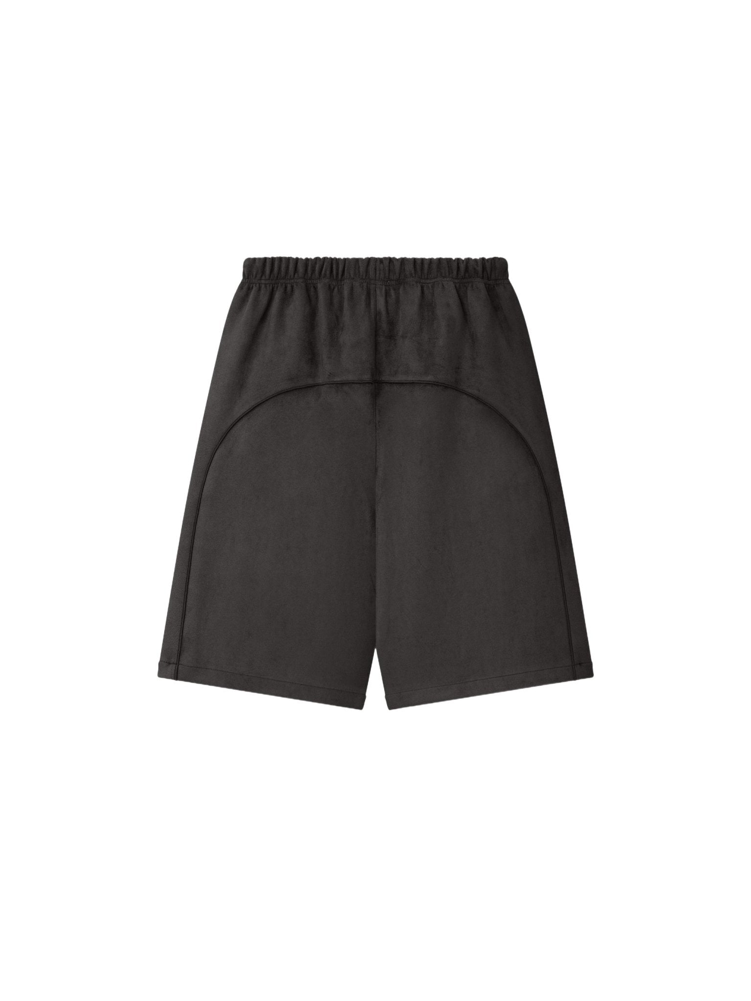 Fear of God Essentials Suede Fleece Signature Relaxed Short W/ Piping Ink Black - Im Your Wardrobe