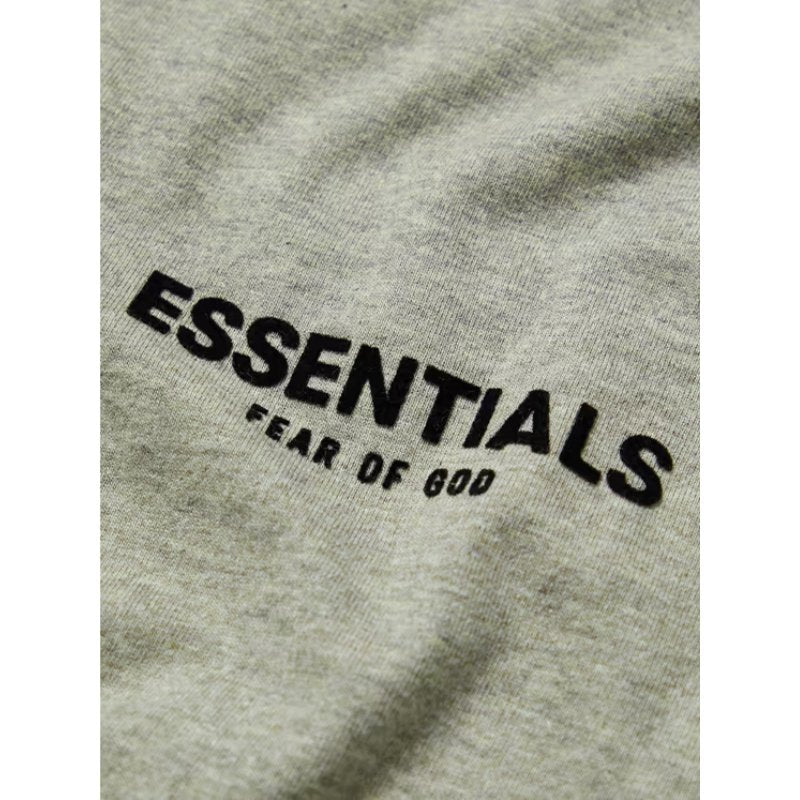 Fear of God Essentials T - Shirt - Dark Oatmeal (Back Logo) - Im Your Wardrobe
