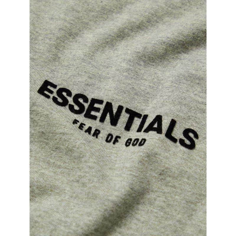 Fear of God Essentials T - Shirt - Dark Oatmeal (Back Logo) - Im Your Wardrobe