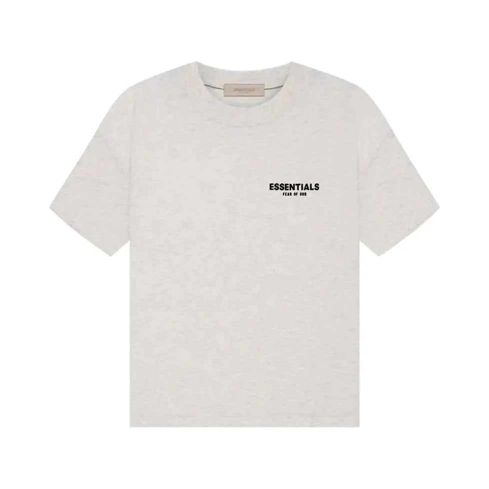 Fear of God Essentials T-Shirt Light Oatmeal (SS22) - Im Your Wardrobe