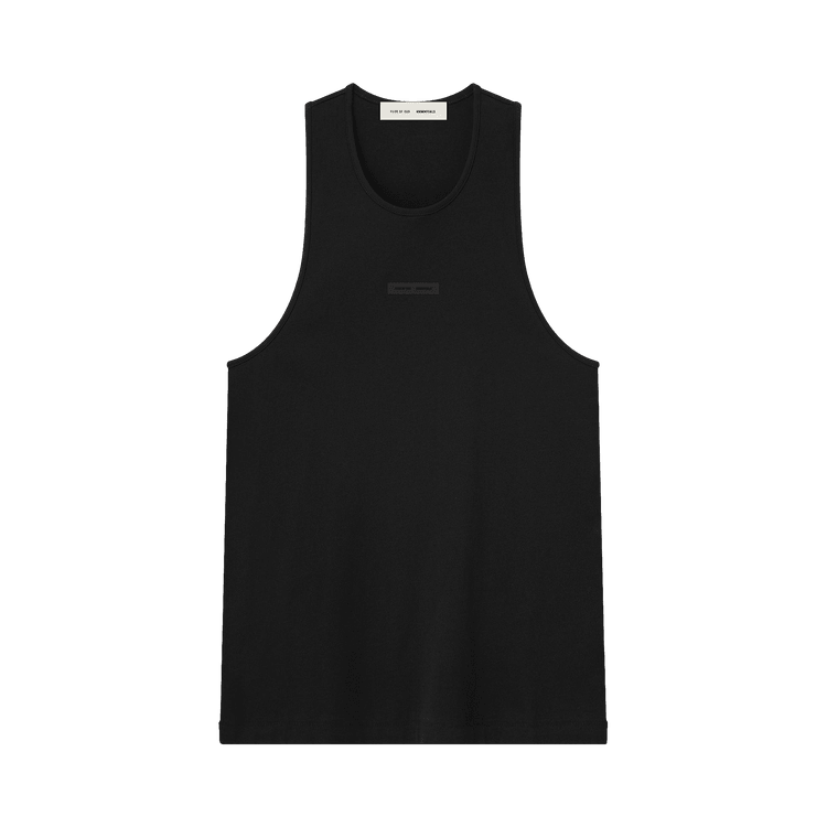 Fear of God Essentials Tank Jet Black (FW25) - Im Your Wardrobe