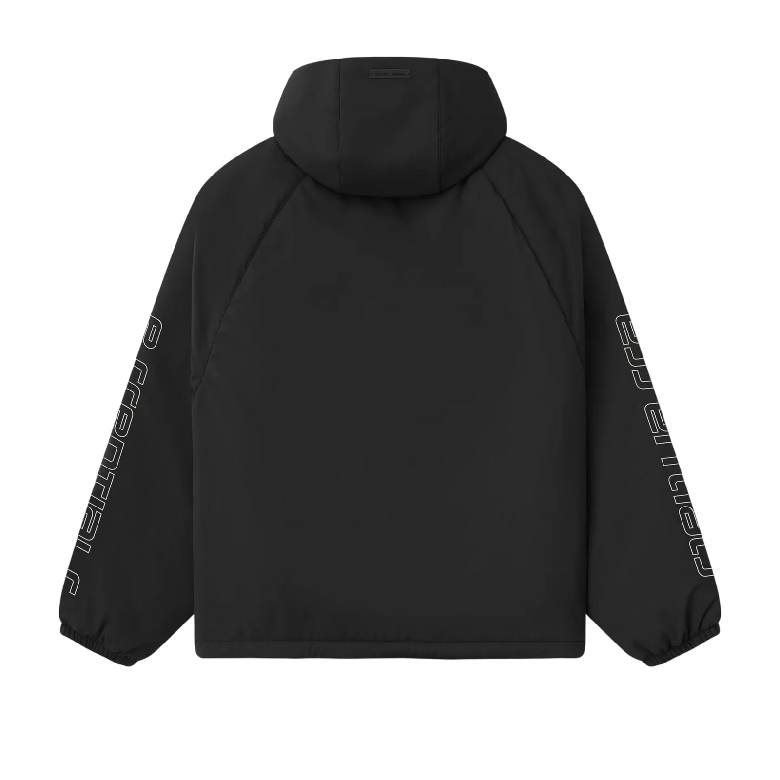 Fear of God Essentials Tech Nylon Half Zip Anorak Vintage Black - Im Your Wardrobe