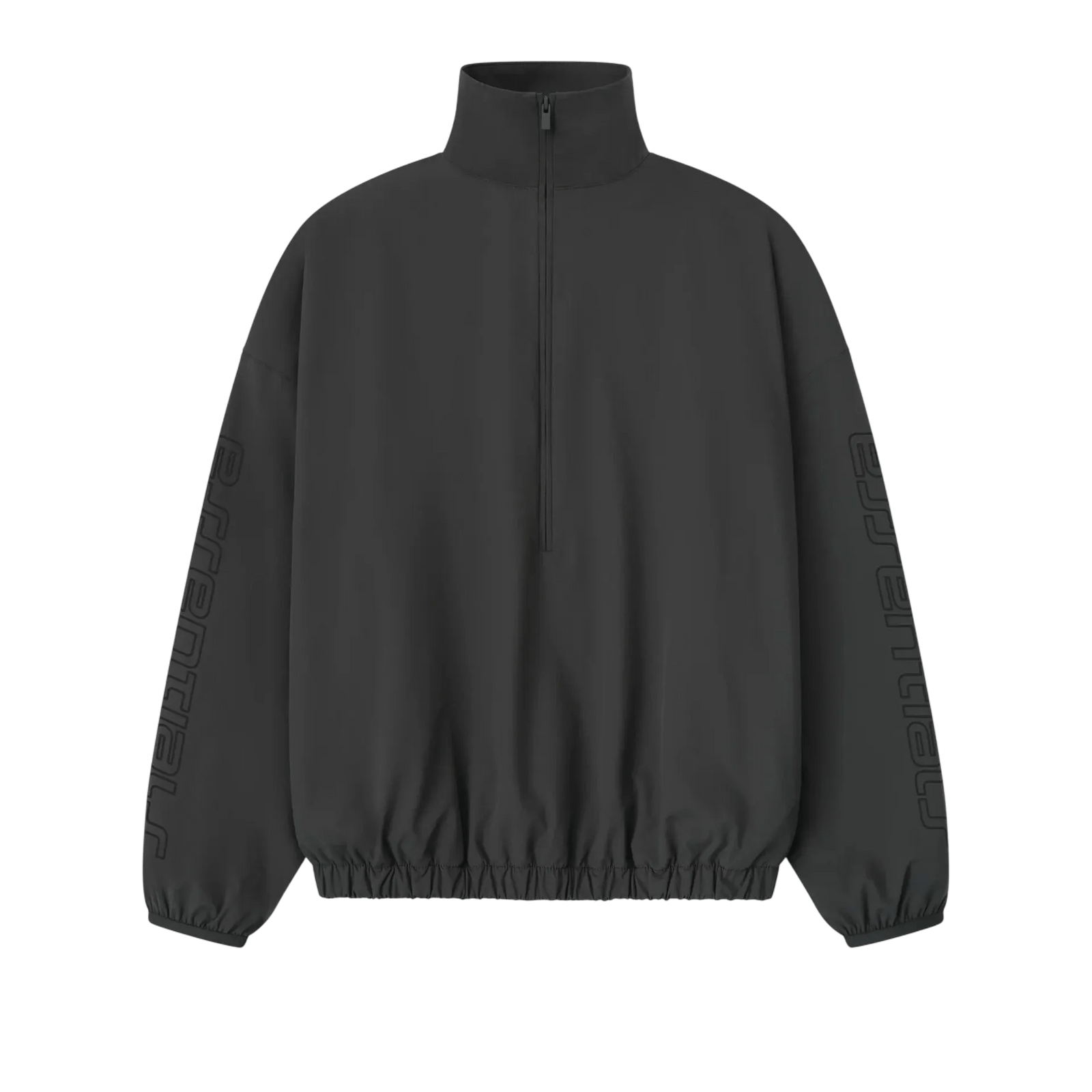 Fear of God Essentials Tech Nylon Half Zip Track Jacket Iron Grey - Im Your Wardrobe