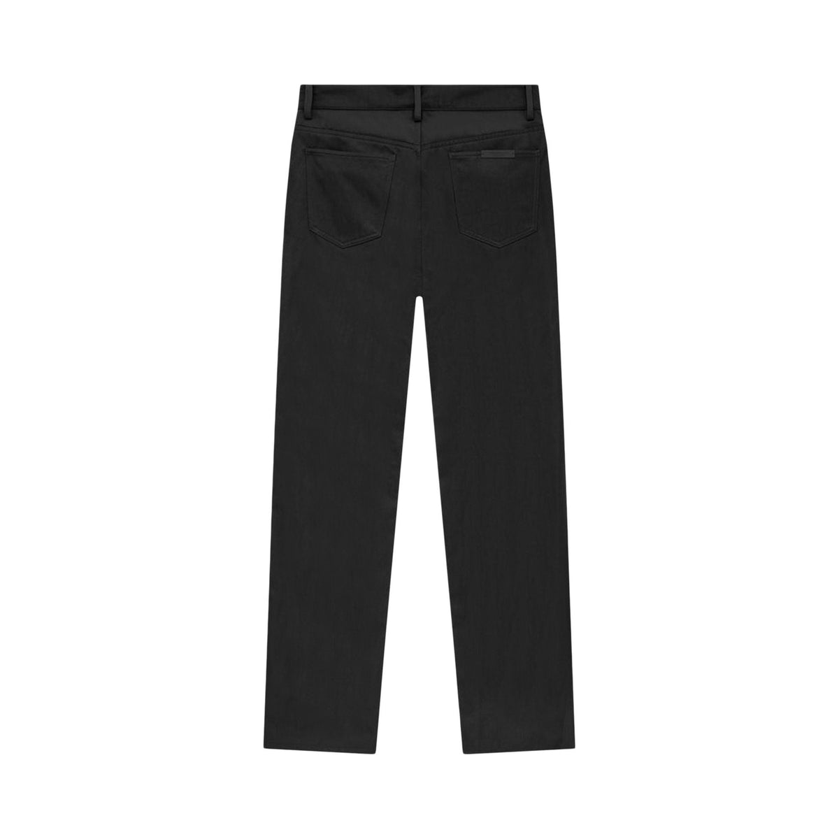 Fear of God Essentials Textured Nylon 5-Pocket Pant Black (FW24) - Im Your Wardrobe
