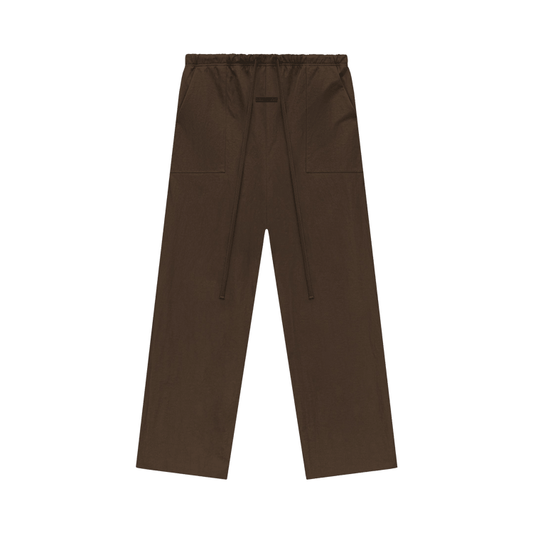 Fear of God Essentials Textured Nylon Utility Pant Brown (FW24) - Im Your Wardrobe