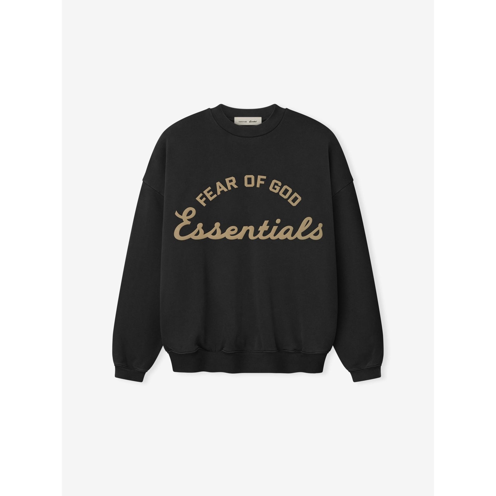 Fear of God Essentials Training 90s Crewneck Sweatshirt Faded Black - Im Your Wardrobe